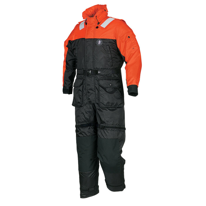 MustangDeluxe Anti-Exposure Coverall & Work Suit - Orange/Black - XXXL