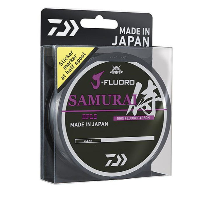 Daiwa J-Fluoro Samurai Fluorocarbon Line 18lb 220yd Clear