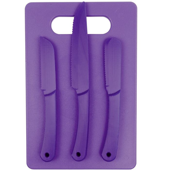 Ontario Chromatics 4 Pc Cutlery Set Purple