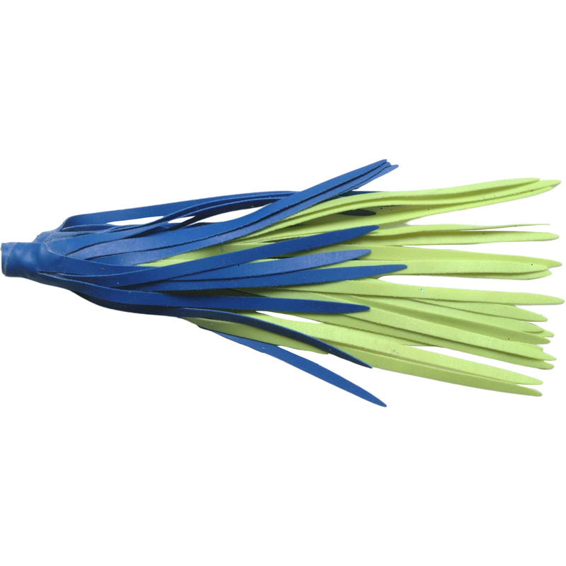 Quick Flat Rubber Spinnerbait Skirts-Chartreuse/Blue