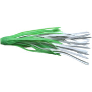 Quick Flat Rubber Spinnerbait Skirts-White/Lime
