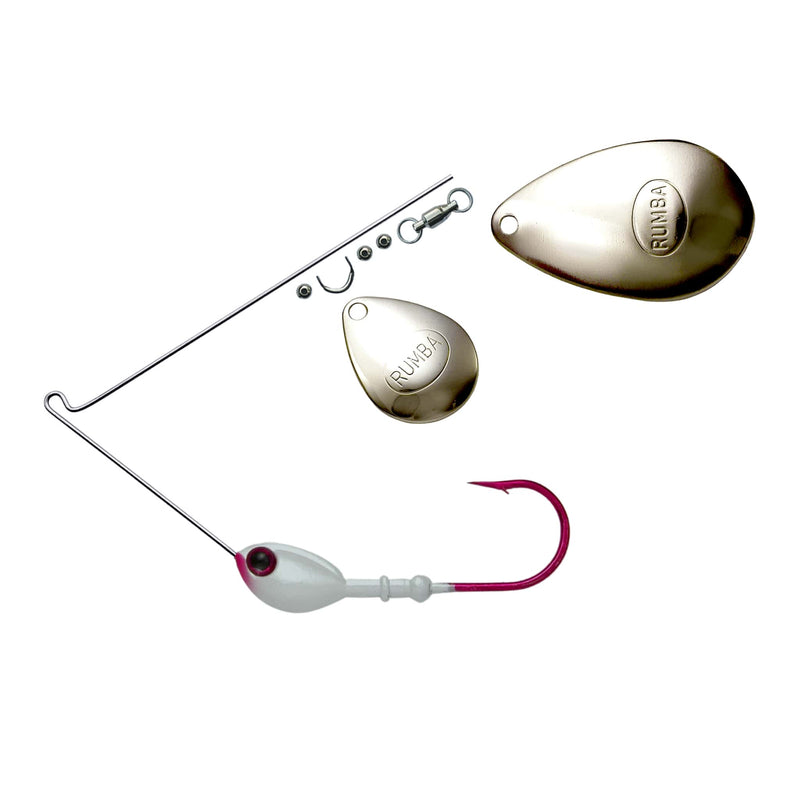 Rumba Doll The Original Colorado/Indiana Custom Spinnerbait Unassembled