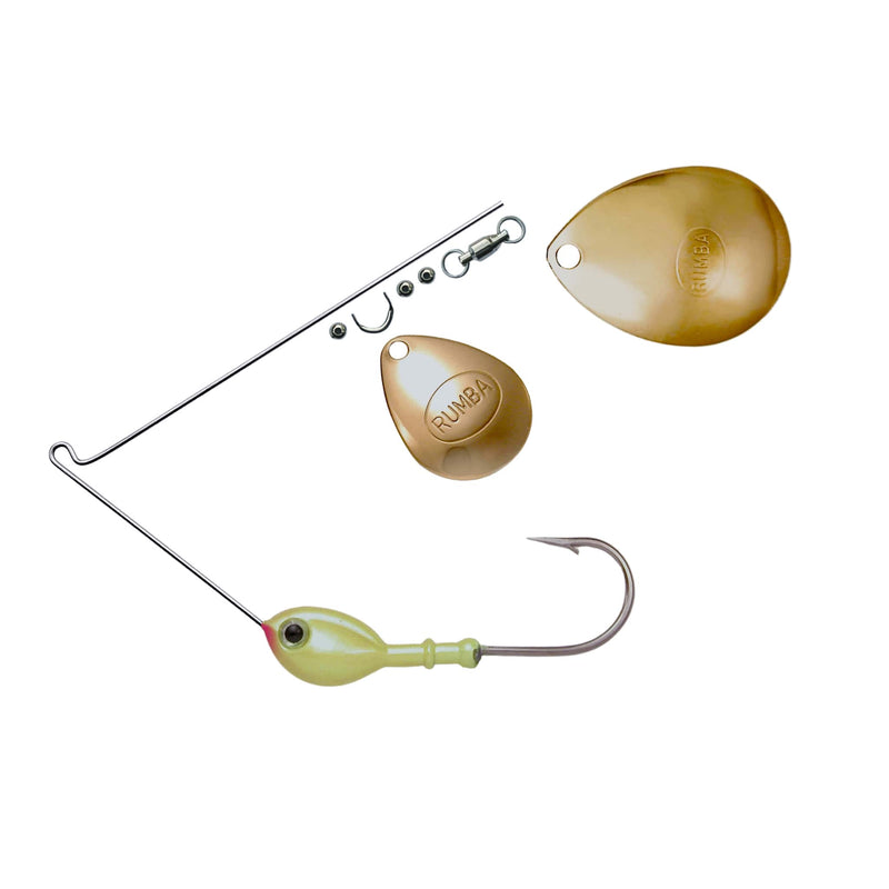 Rumba Doll The Original Double Colorado Custom Spinnerbait Unassembled