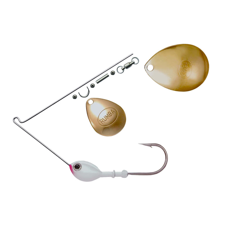 Rumba Doll The Original Double Colorado Custom Spinnerbait Unassembled