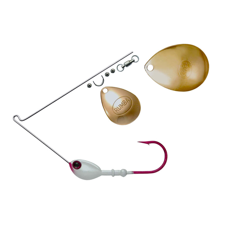 Rumba Doll The Original Double Colorado Custom Spinnerbait Unassembled