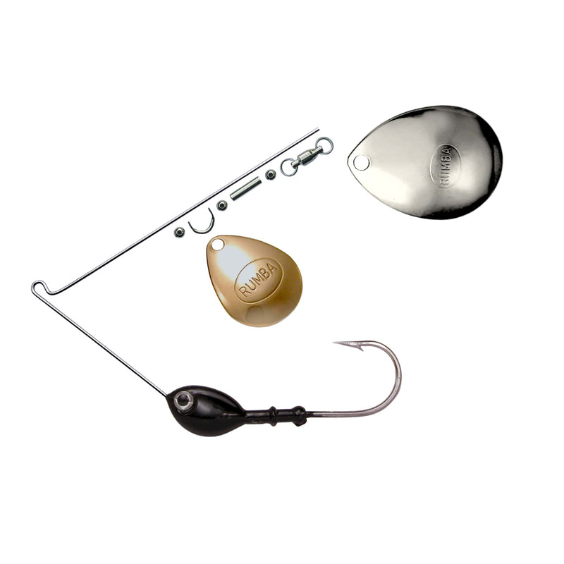Rumba Doll The Original Double Colorado Custom Spinnerbait Unassembled