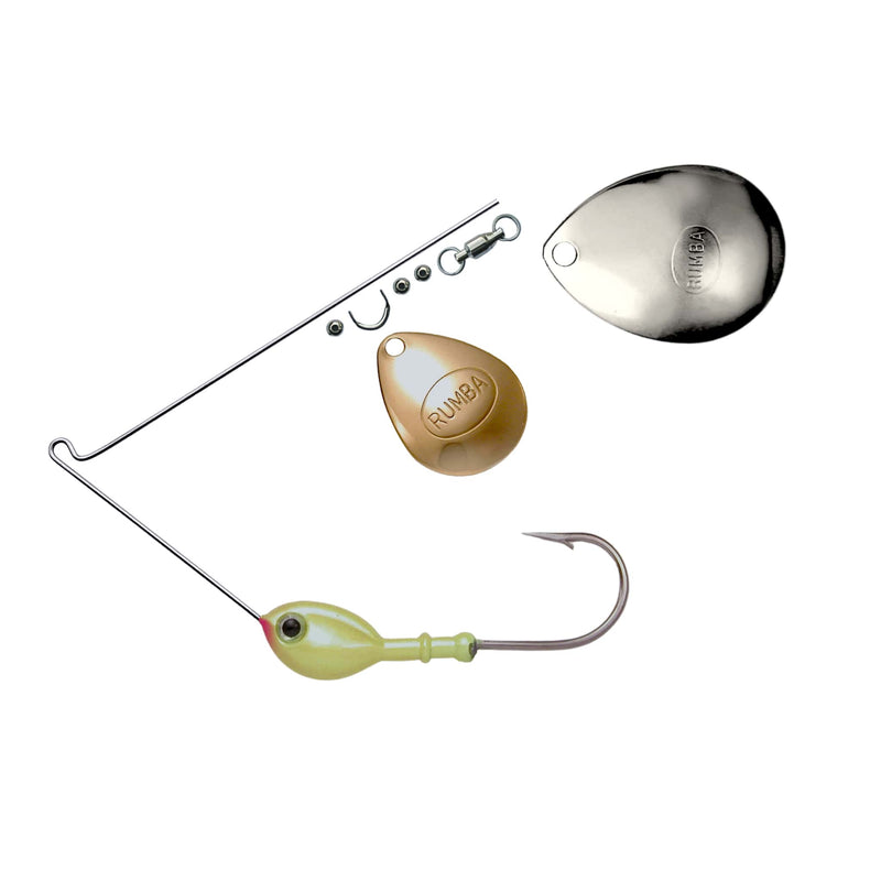 Rumba Doll The Original Double Colorado Custom Spinnerbait Unassembled