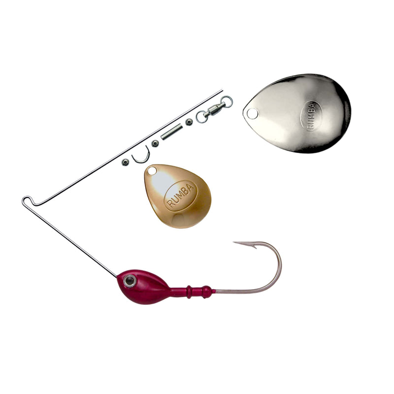 Rumba Doll The Original Double Colorado Custom Spinnerbait Unassembled