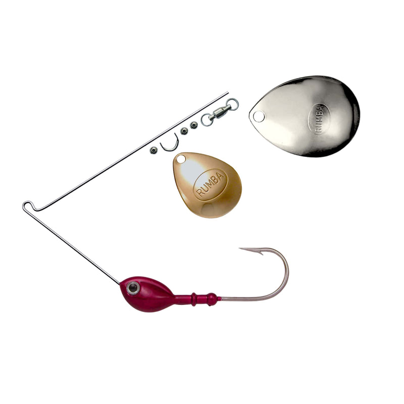 Rumba Doll The Original Double Colorado Custom Spinnerbait Unassembled