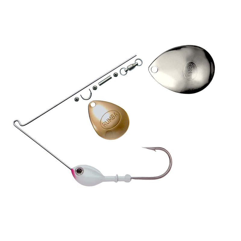 Rumba Doll The Original Double Colorado Custom Spinnerbait Unassembled