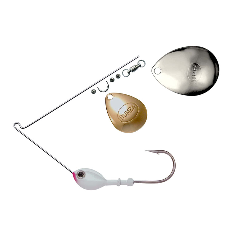 Rumba Doll The Original Double Colorado Custom Spinnerbait Unassembled