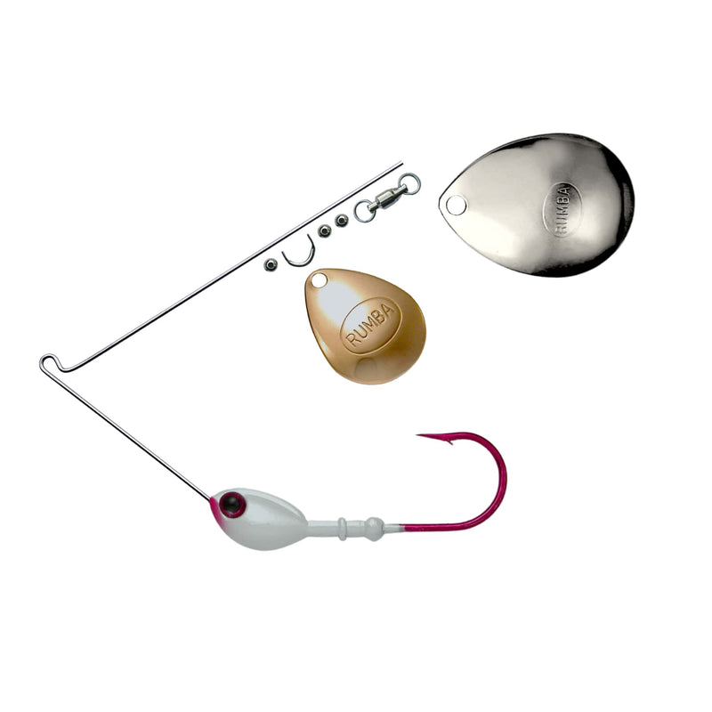 Rumba Doll The Original Double Colorado Custom Spinnerbait Unassembled