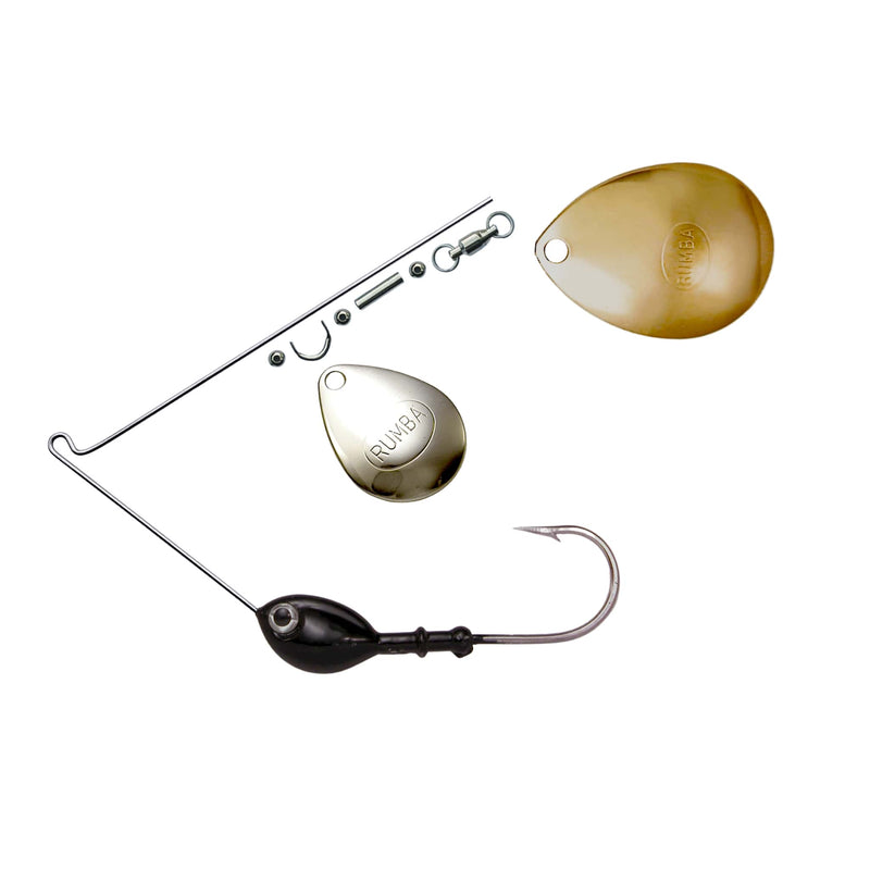 Rumba Doll The Original Double Colorado Custom Spinnerbait Unassembled