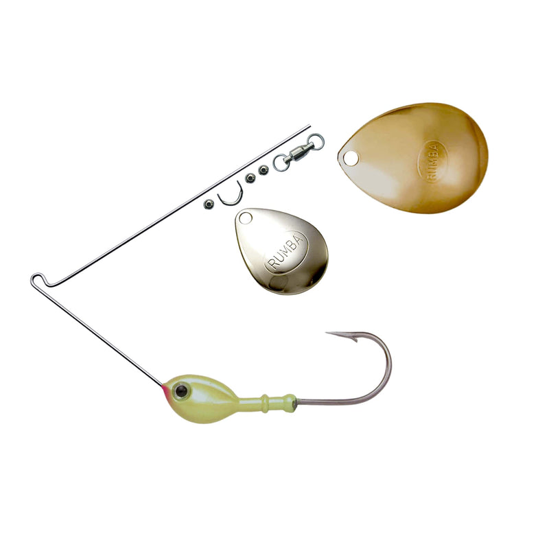 Rumba Doll The Original Double Colorado Custom Spinnerbait Unassembled