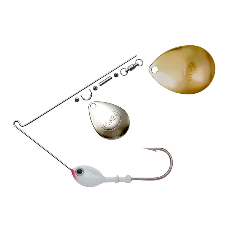 Rumba Doll The Original Double Colorado Custom Spinnerbait Unassembled