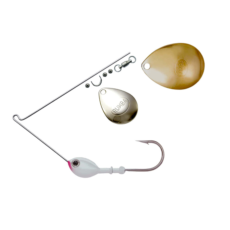 Rumba Doll The Original Double Colorado Custom Spinnerbait Unassembled