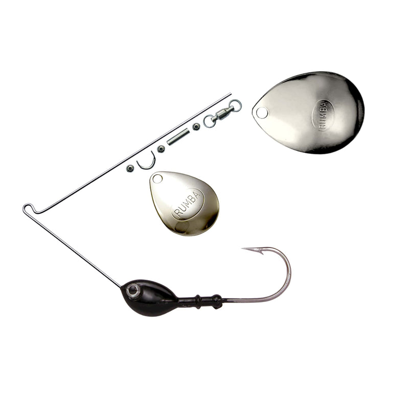 Rumba Doll The Original Double Colorado Custom Spinnerbait Unassembled
