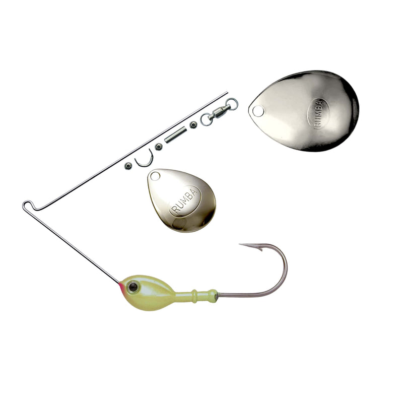 Rumba Doll The Original Double Colorado Custom Spinnerbait Unassembled