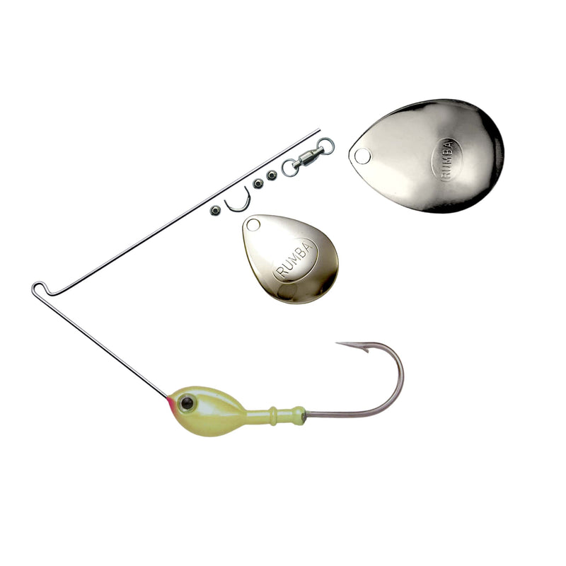 Rumba Doll The Original Double Colorado Custom Spinnerbait Unassembled