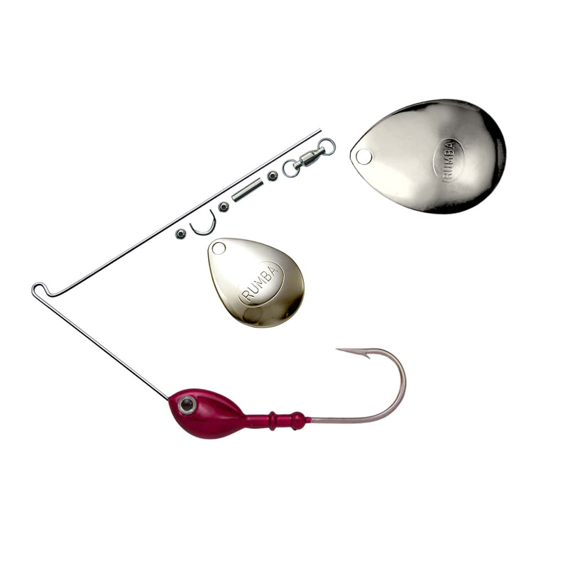 Rumba Doll The Original Double Colorado Custom Spinnerbait Unassembled