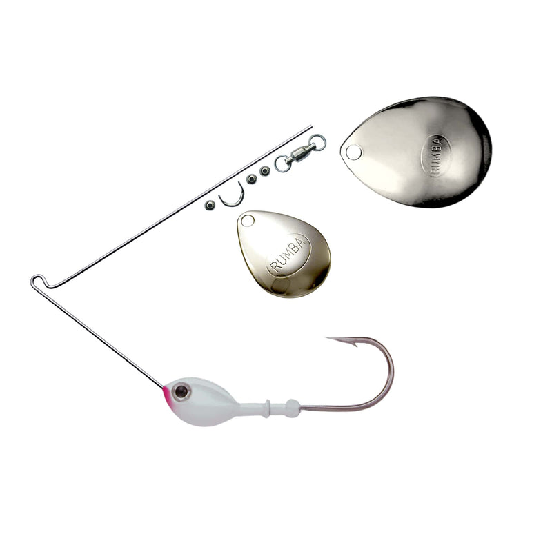 Rumba Doll The Original Double Colorado Custom Spinnerbait Unassembled