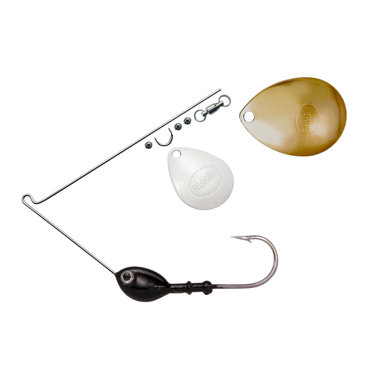 Rumba Doll The Original Double Colorado Custom Spinnerbait Unassembled
