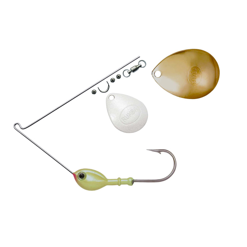 Rumba Doll The Original Double Colorado Custom Spinnerbait Unassembled
