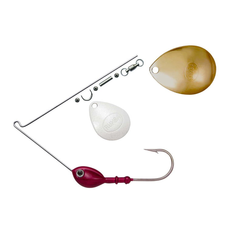 Rumba Doll The Original Double Colorado Custom Spinnerbait Unassembled