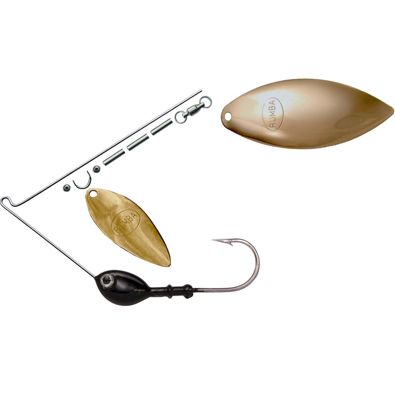 Rumba Doll The Original Double Willow Leaf Custom Spinnerbait Unassembled