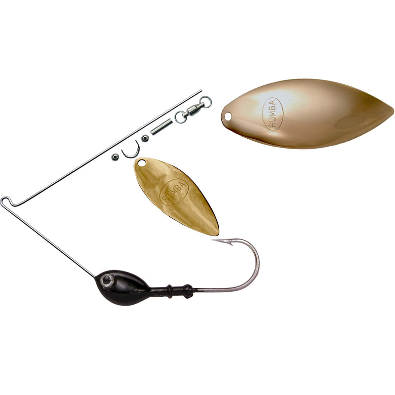Rumba Doll The Original Double Willow Leaf Custom Spinnerbait Unassembled