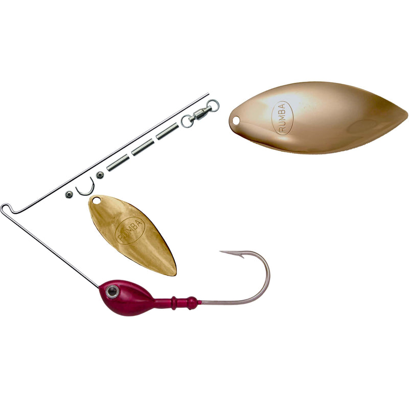 Rumba Doll The Original Double Willow Leaf Custom Spinnerbait Unassembled