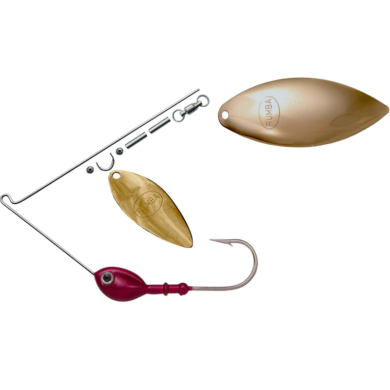 Rumba Doll The Original Double Willow Leaf Custom Spinnerbait Unassembled