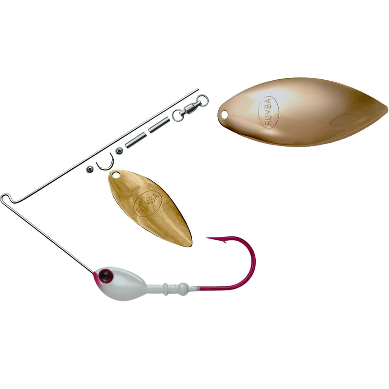 Rumba Doll The Original Double Willow Leaf Custom Spinnerbait Unassemb — RumbaDoll