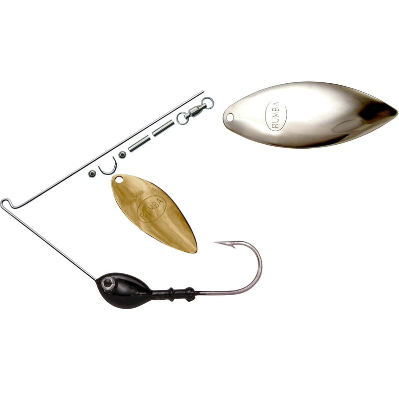 Rumba Doll The Original Double Willow Leaf Custom Spinnerbait Unassembled