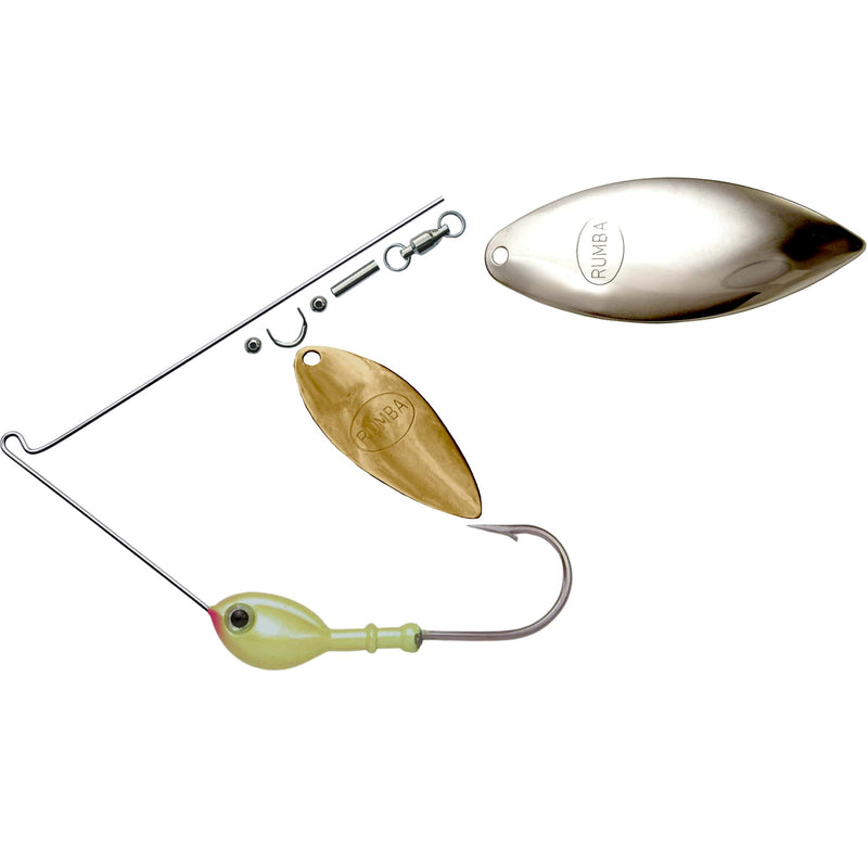 Rumba Doll The Original Double Willow Leaf Custom Spinnerbait Unassembled