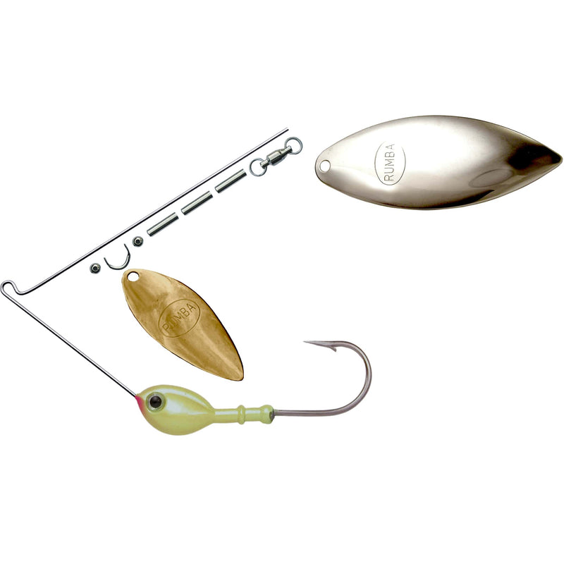 Rumba Doll The Original Double Willow Leaf Custom Spinnerbait Unassembled
