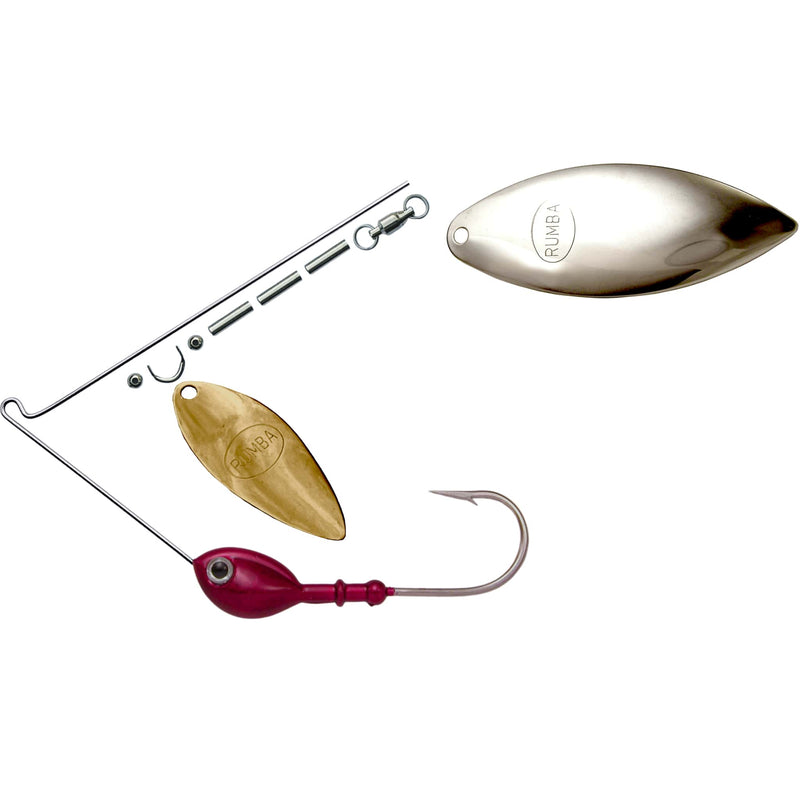 Rumba Doll The Original Double Willow Leaf Custom Spinnerbait Unassembled