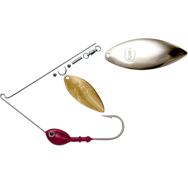 Rumba Doll The Original Double Willow Leaf Custom Spinnerbait Unassembled