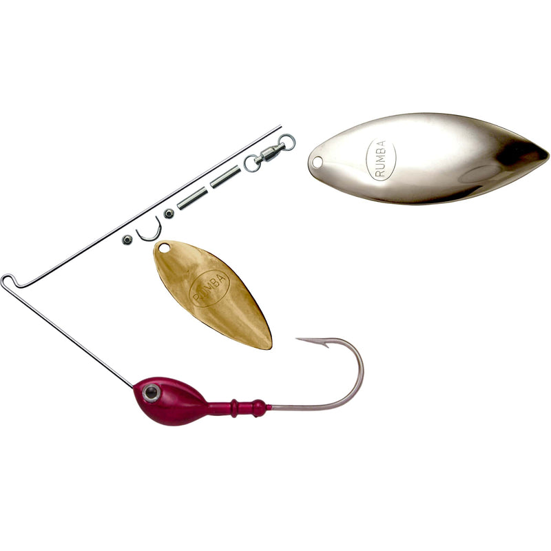 Rumba Doll The Original Double Willow Leaf Custom Spinnerbait Unassembled