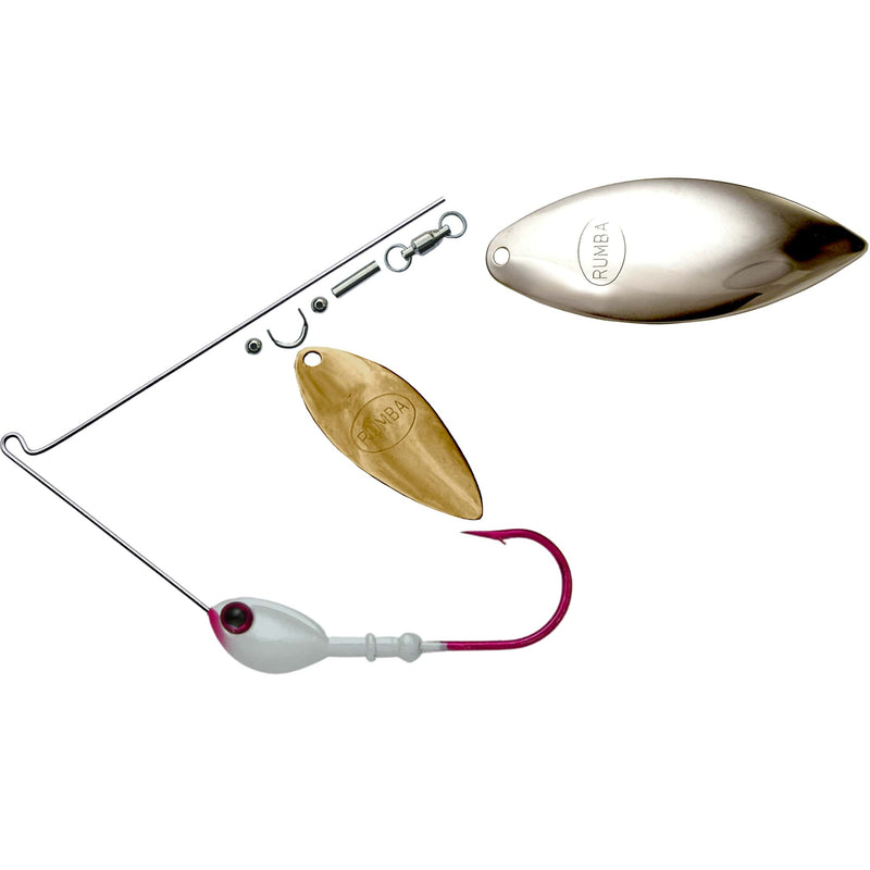 Rumba Doll The Original Double Willow Leaf Custom Spinnerbait Unassembled