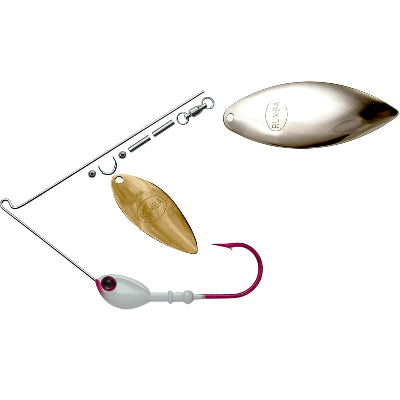 Rumba Doll The Original Double Willow Leaf Custom Spinnerbait Unassembled