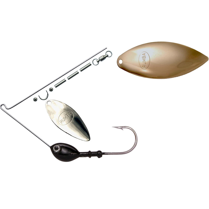 Rumba Doll The Original Double Willow Leaf Custom Spinnerbait Unassembled