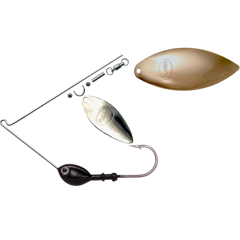 Rumba Doll The Original Double Willow Leaf Custom Spinnerbait Unassembled