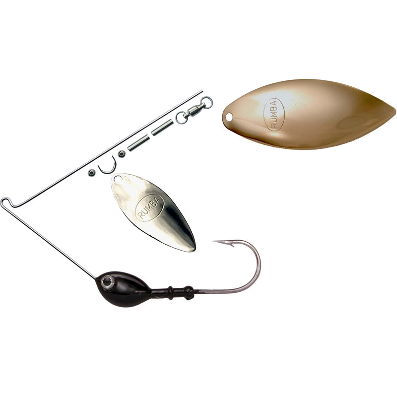 Rumba Doll The Original Double Willow Leaf Custom Spinnerbait Unassembled