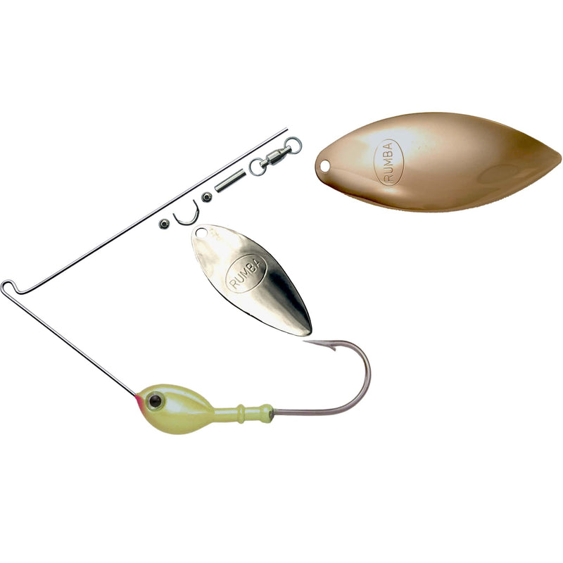 Rumba Doll The Original Double Willow Leaf Custom Spinnerbait Unassembled