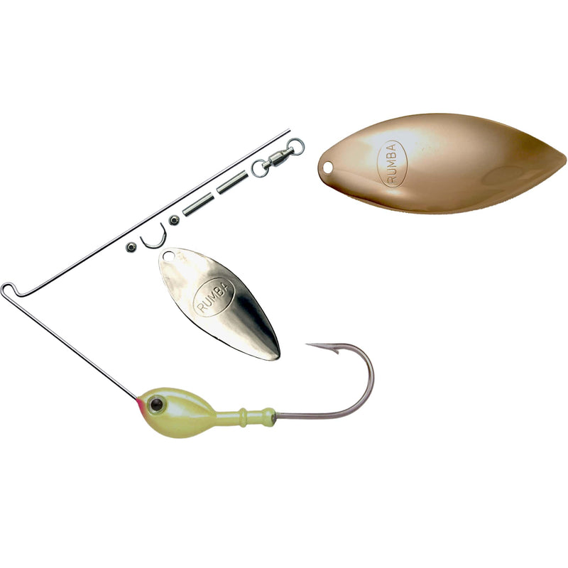 Rumba Doll The Original Double Willow Leaf Custom Spinnerbait Unassembled