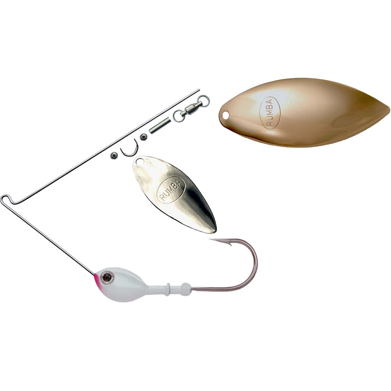 Rumba Doll The Original Double Willow Leaf Custom Spinnerbait Unassembled