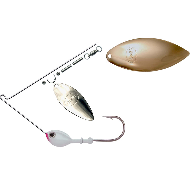 Rumba Doll The Original Double Willow Leaf Custom Spinnerbait Unassembled