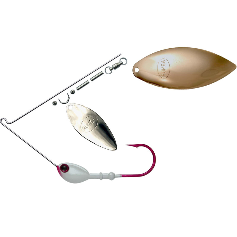Rumba Doll The Original Double Willow Leaf Custom Spinnerbait Unassembled