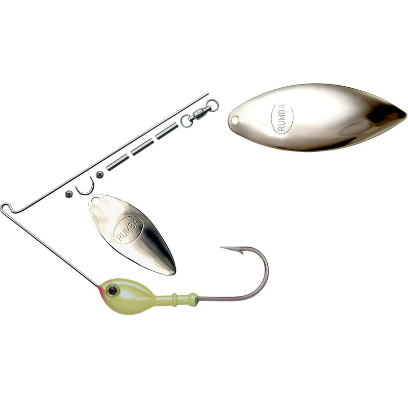 Rumba Doll The Original Double Willow Leaf Custom Spinnerbait Unassembled
